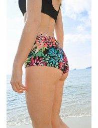 Braguita de bikini tipo short con estampado