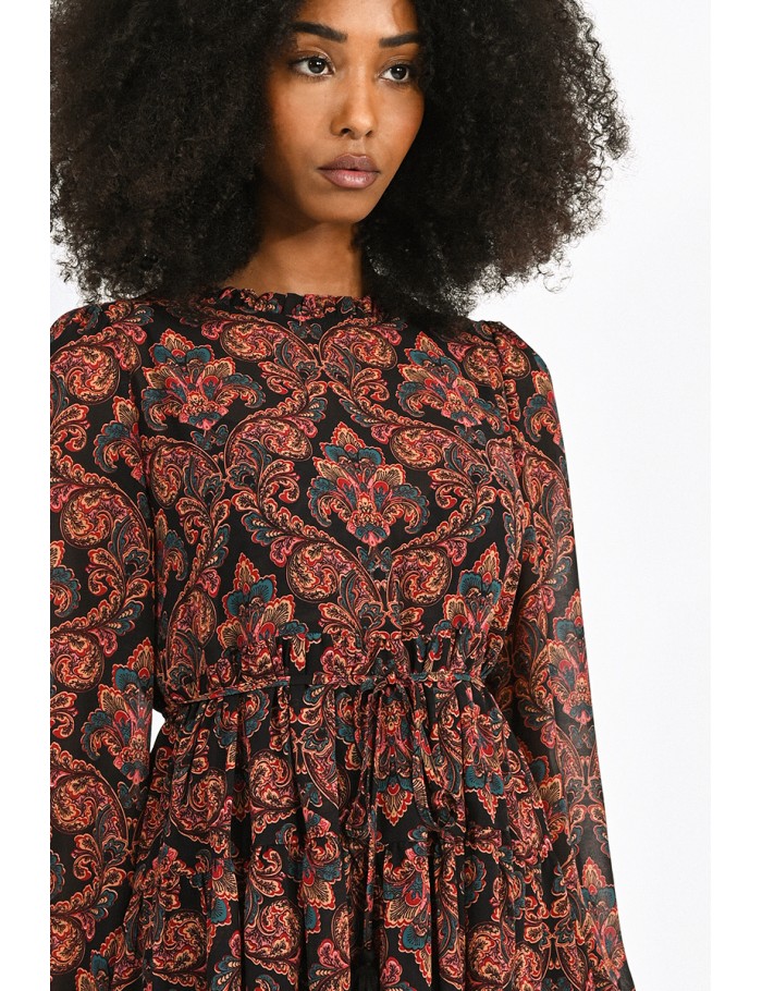 Paisley skater outlet dress