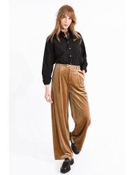 Pantalon panne de velours femme hot sale