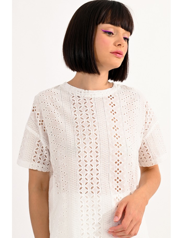 Cotton lace top