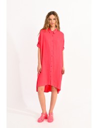 Cotton shirt dress