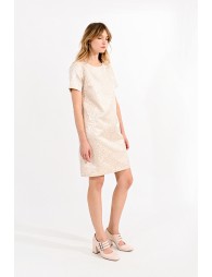 Jacquard mini dress