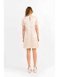 Jacquard mini dress