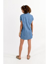 Loose lyocell dress