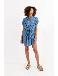 Loose lyocell dress