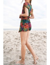 Tunic swim floral print