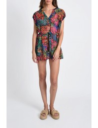 Tunic swim floral print