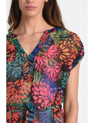 Tunic swim floral print