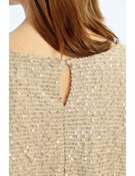 Top droit à sequins