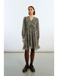 Robe courte imprimé animalier