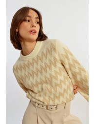 Pull en  jacquard