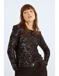 Top à sequin