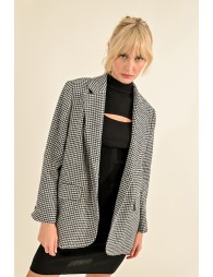 Blazer pied de poule