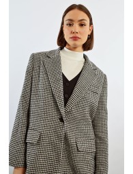 Blazer pied de poule