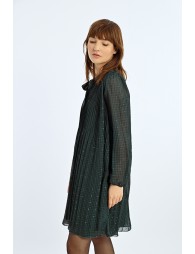 Robe oversize à col lavallière