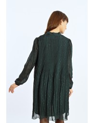 Robe oversize à col lavallière