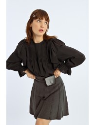 Blouse fluide volantée