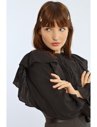 Blouse fluide volantée