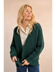 Cardigan torsadé