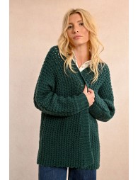 Cardigan torsadé