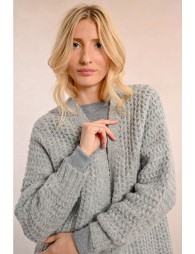 Cardigan torsadé