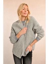 Cardigan torsadé