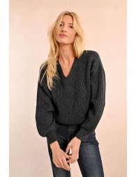 Pull oversize à col V