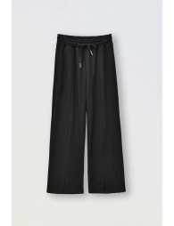 Pantalon style jogpant, fendu