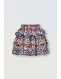 Short ruffled skirt