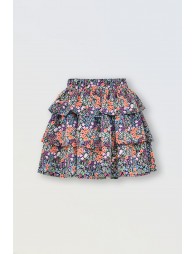 Short ruffled skirt