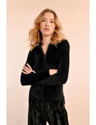 Gilet loungewear à capuche