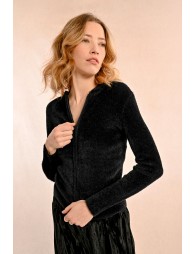 Gilet loungewear à capuche