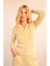 Gilet loungewear à capuche