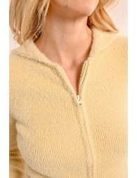 Gilet loungewear à capuche