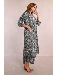 LADIES WOVEN KIMONO