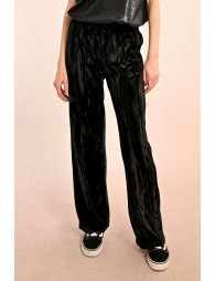 Crushed velvet pants