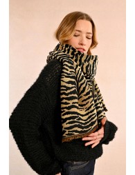 Animal print scarf