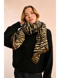 Animal print scarf