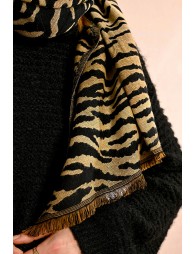 Animal print scarf