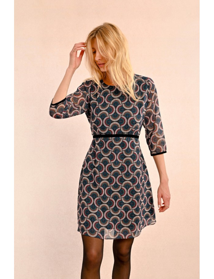 Short printed dress