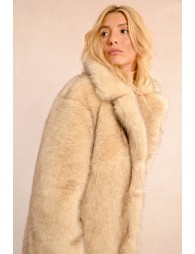 Faux fur coat