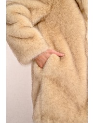 Faux fur coat