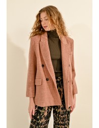 Manteau mi-long croisé