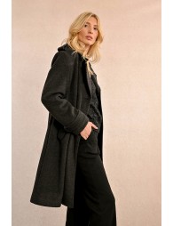 Belted trench coat