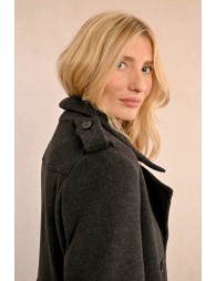 Manteau style trench à ceinture