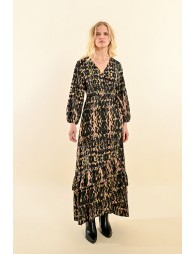 Long wrap dress