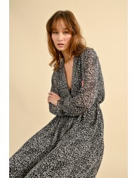 Robe longue imprimée