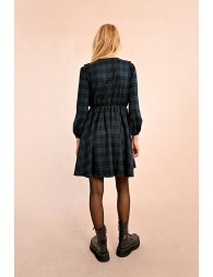 Short checked dress