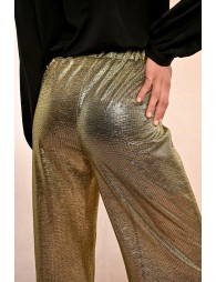 Wide metallic pants