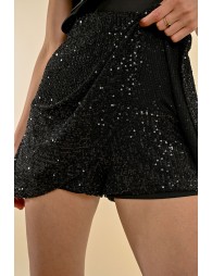 Short sequin skirt